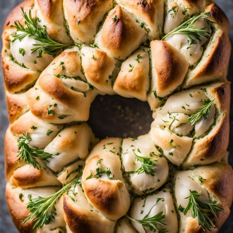 Garlic Herb Pull Apart Bread